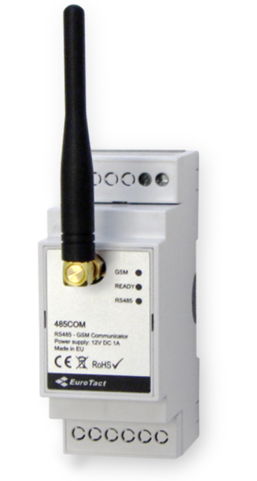  485COM communicator designed for wireless data transmission from electronic meters via GSM network. 